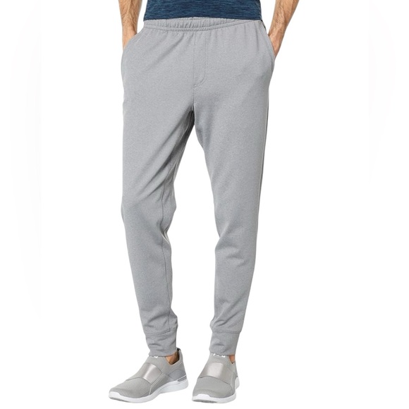 Rhone Spar Tactel Jogger Men Small Gray Stretch Pocket Athletic Track Sweatpants - Picture 1 of 16